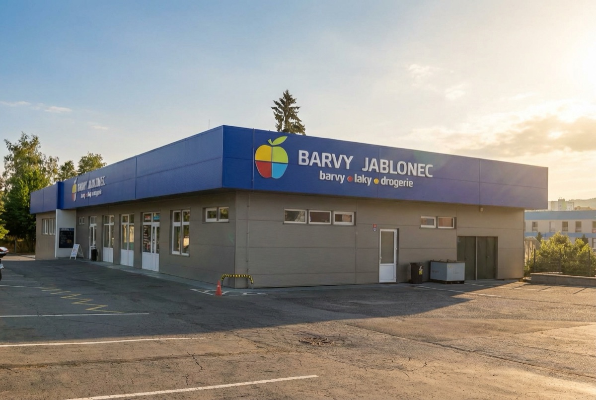 Prodejna Barvy Jablonec — interiér