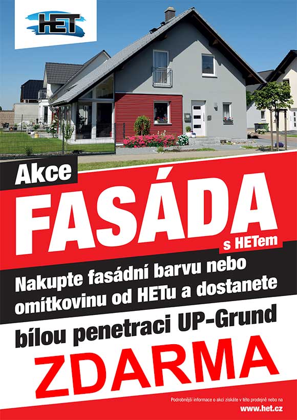 K fasádě s HETem ZDARMA penetrace!