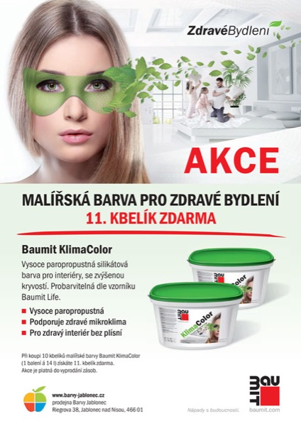 Kbelík Baumit Klima Color zdarma