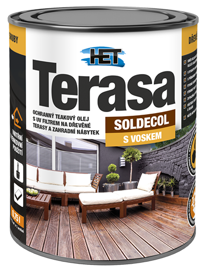 HET Soldecol terasa - teakový olej