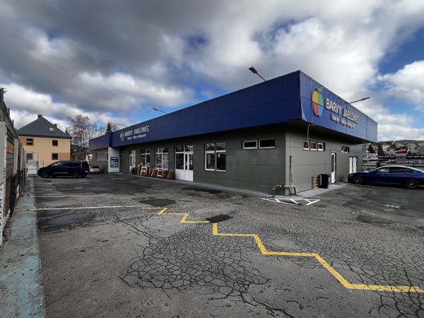 Barvy Jablonec — prodejna exteriér