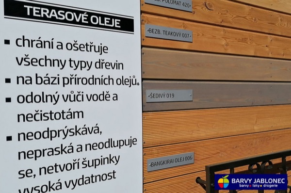 Laky, lazury, oleje