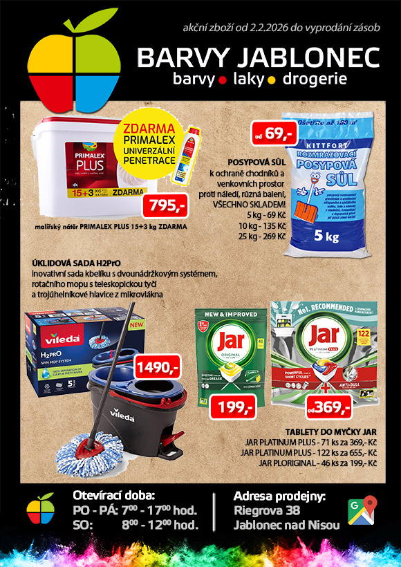 Únorové akce — vše skladem!