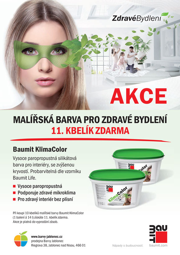 Kbelík Baumit Klima Color zdarma