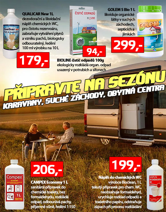 Ošetřete jímky, septiky, WC